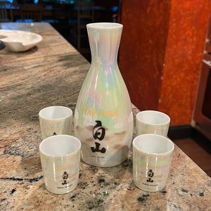 New Hakusan sake set